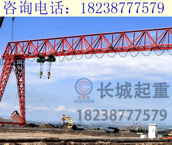 湖北宜昌5噸花架龍門吊的設計規范要求