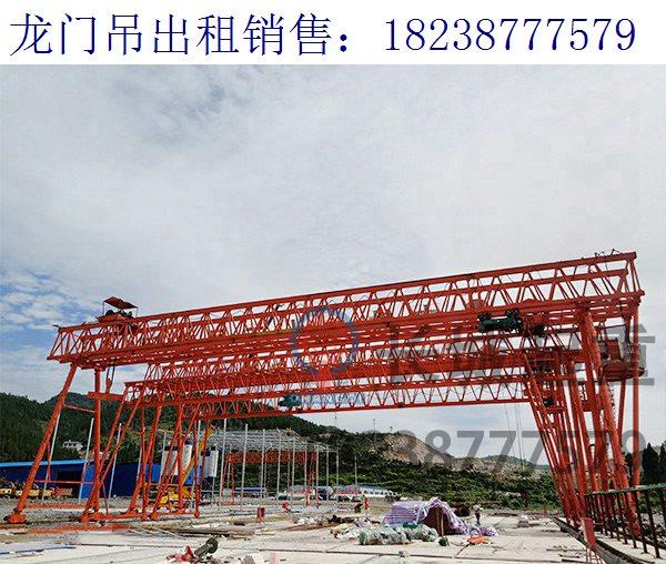 甘肅張掖龍門吊租賃公司 造船龍門吊的優勢特點