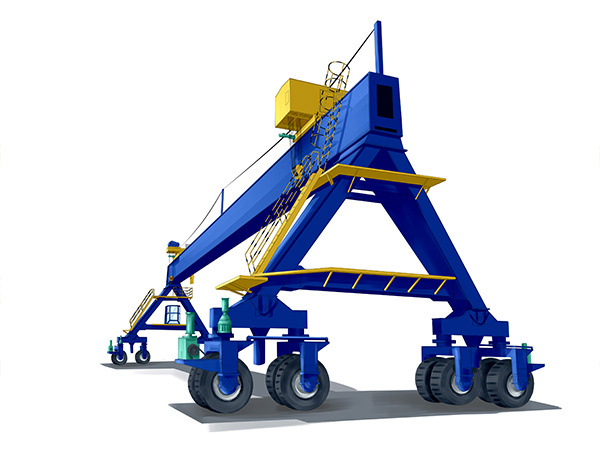 湖北孝感龍門吊公司反過來操作