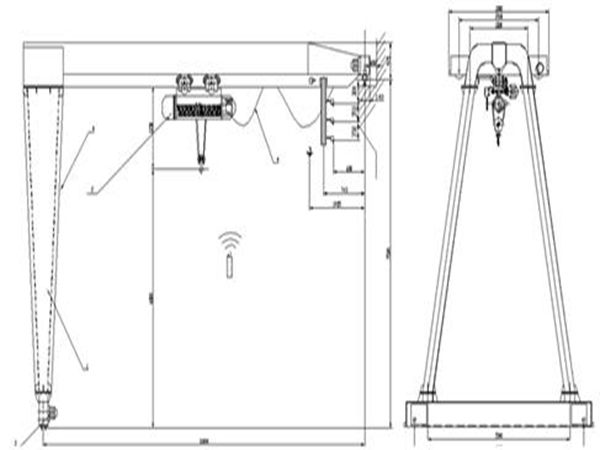 黑龍江雞西龍門吊廠家二手