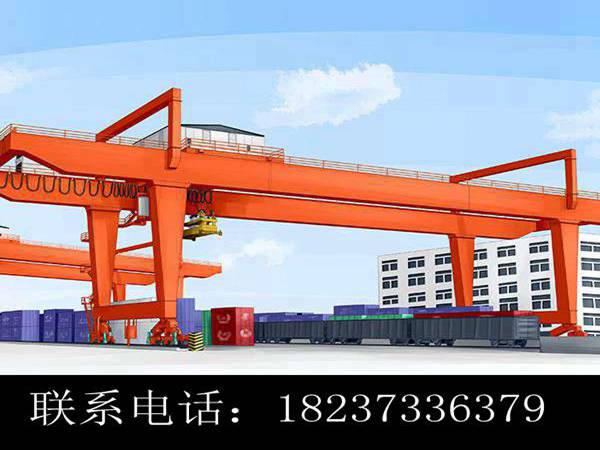 山東淄博龍門吊租賃公司 雙主梁龍門吊